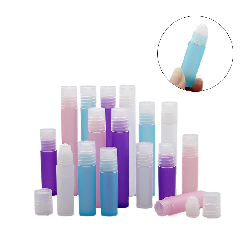 5/8/10ml Empty Perfume Roll Roller Ball Bottle On Plastic Liquids Oil Container Refillable Bottles Holders New Bottling Bottle