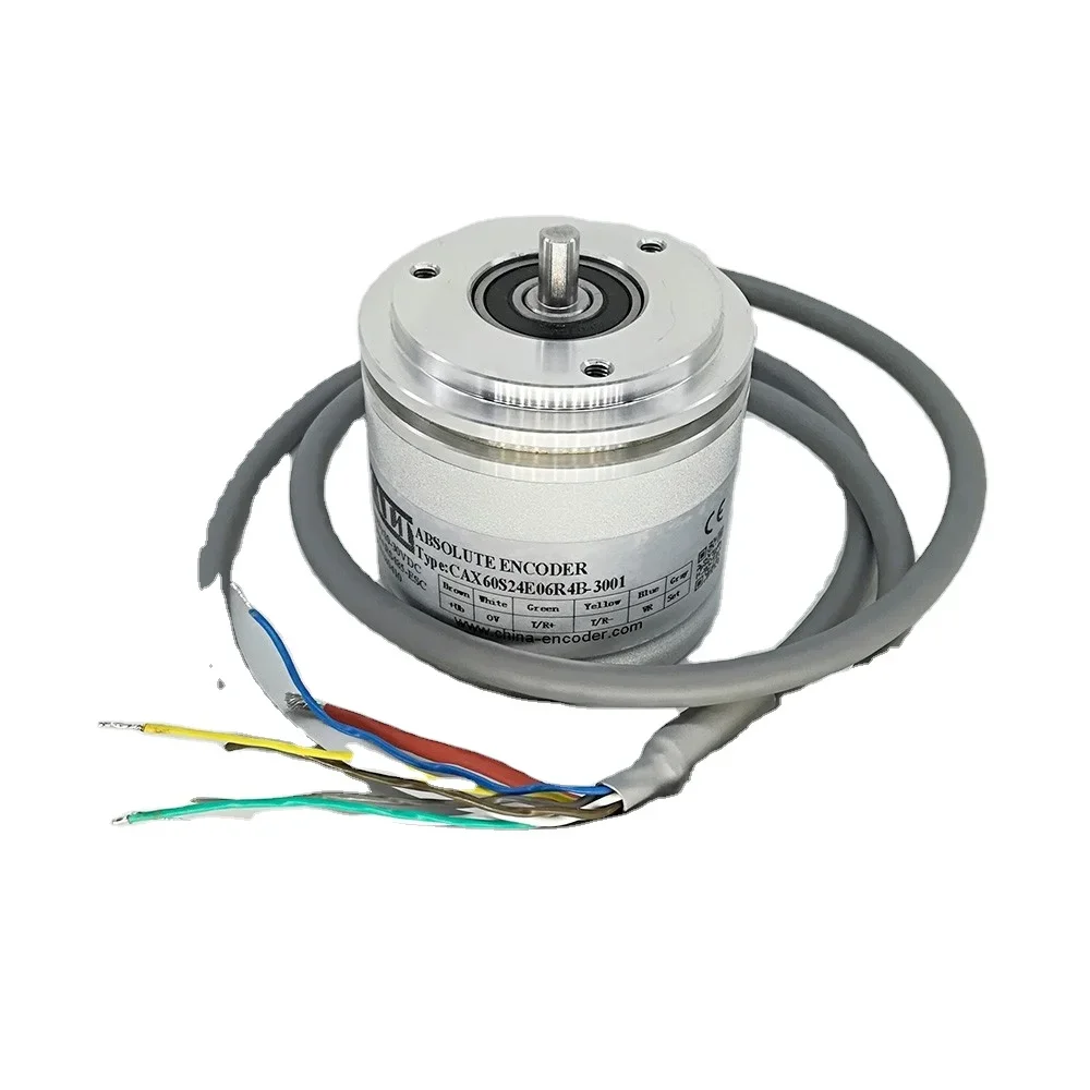 24 Bit Absolute Magnetic Rotary Encoder RS485 Output CAX60S24E06R4B Multi Turn