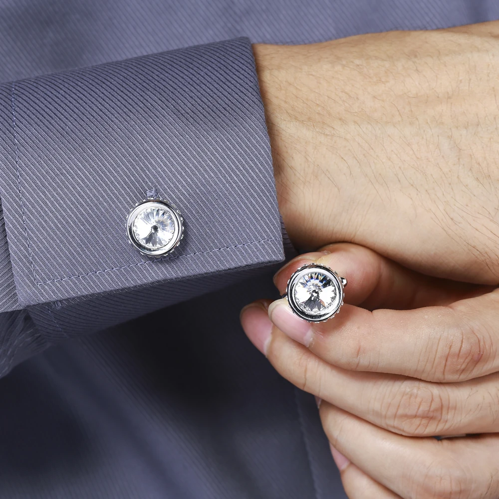 PINANNIE Men's Crystal Cufflin - Men'S Grooming Wedding Day review and price