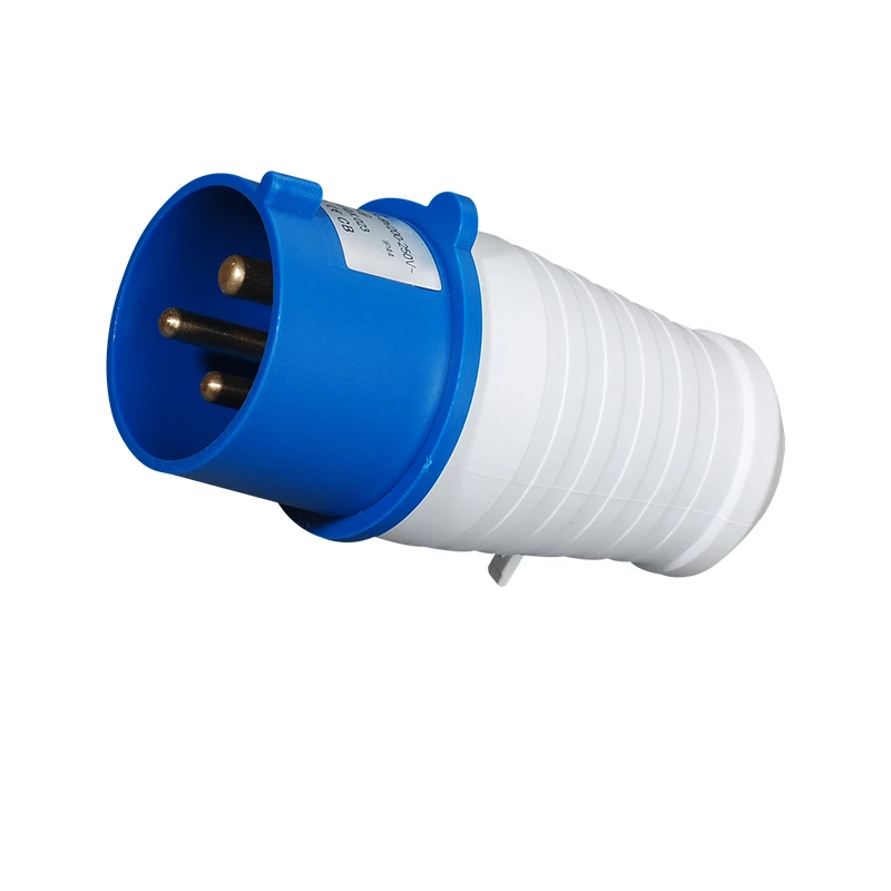 IP44 Electrical Connector Concealed inclined socket 3P4P5P 16A/32A Waterproof  Industrial Plug Male and Female Mating Set 415V