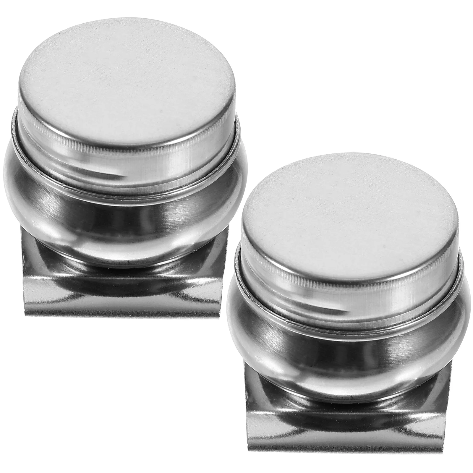 

2 Pcs Stainless Steel Oil Paint Mixing Pot Palette Cup Drawing Supplies Can Painting Cleaning Container Palettes