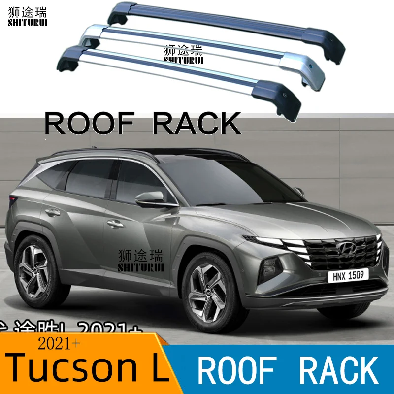 SHITURUI 2Pcs Roof Bars for Hyundai  Tucson L NX4 SUV 2020-2024 Aluminum Alloy Side Bars Cross Rails Roof Rack Luggage