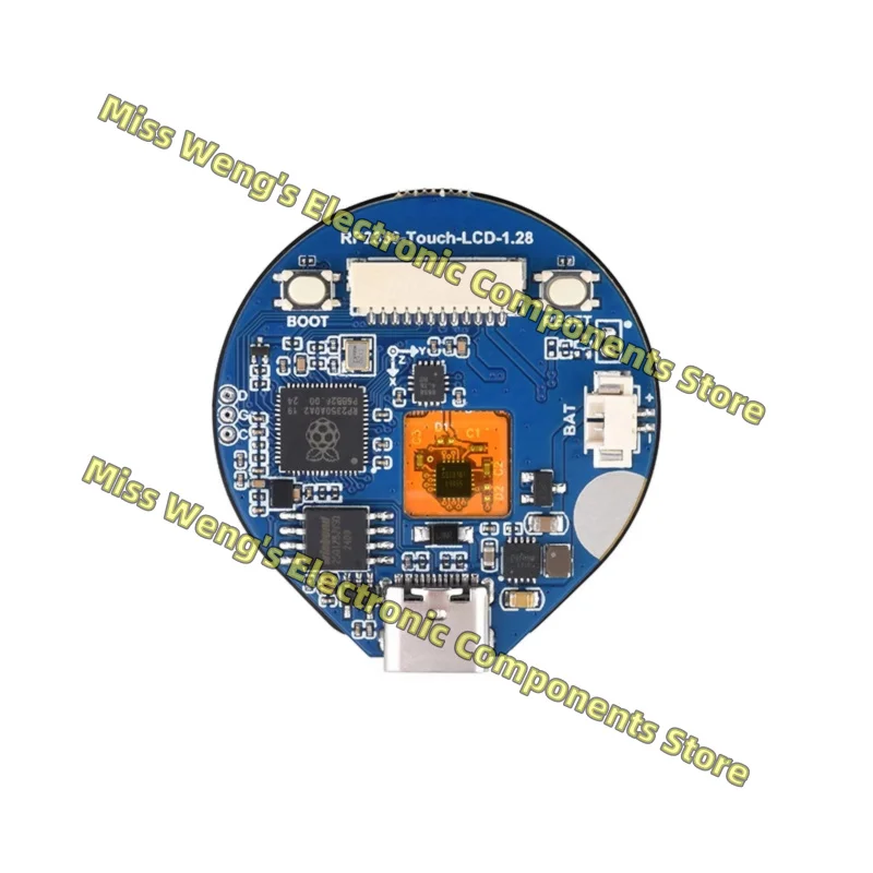 

RP2350-Touch-LCD-1.28, разработка 1,28-дюймового круглого сенсорного ЖК-экрана, устройство искусственного интеллекта