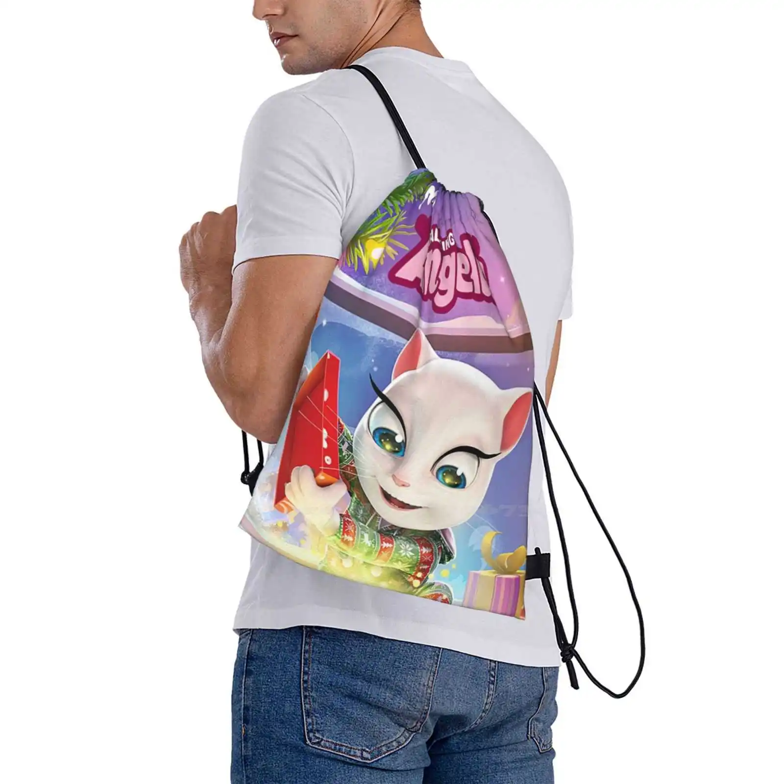 Trital The My Talking And Friends Tom 2 2021 School Bags Travel Laptop Backpack Cartoon Talking Tom Series The Movie 2020 2022