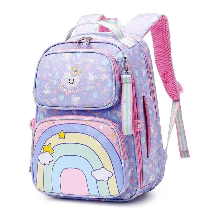 

Sweet Princess Girls Primary School Bag For Kids Orthopedic Waterproof Backpacks Large Capacity Space Bag Children's Schoolbag