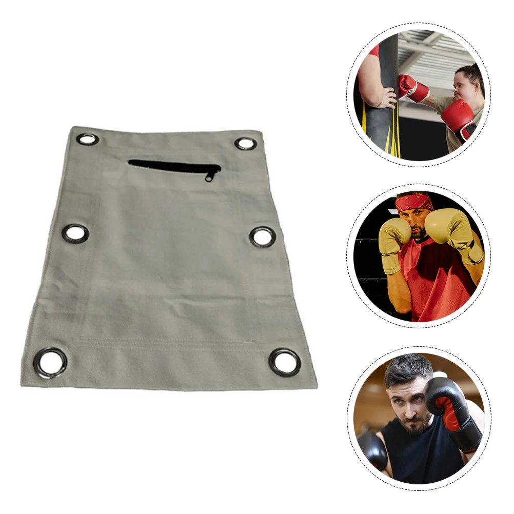 

1Pcs Canvas Boxing Wall Bag Empty Sandbag Reinforced Brass Buckle Portable Fitness Workout Training Bag Fitness Sandbag