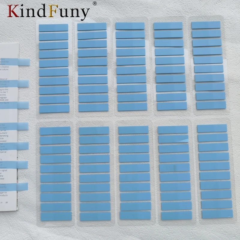 10 Packs 2000 Sheets Sticky Notes & Index Tabs, Self-Adhesive Memo Pad Kit for Annotation, Book Marking Office School Stationery