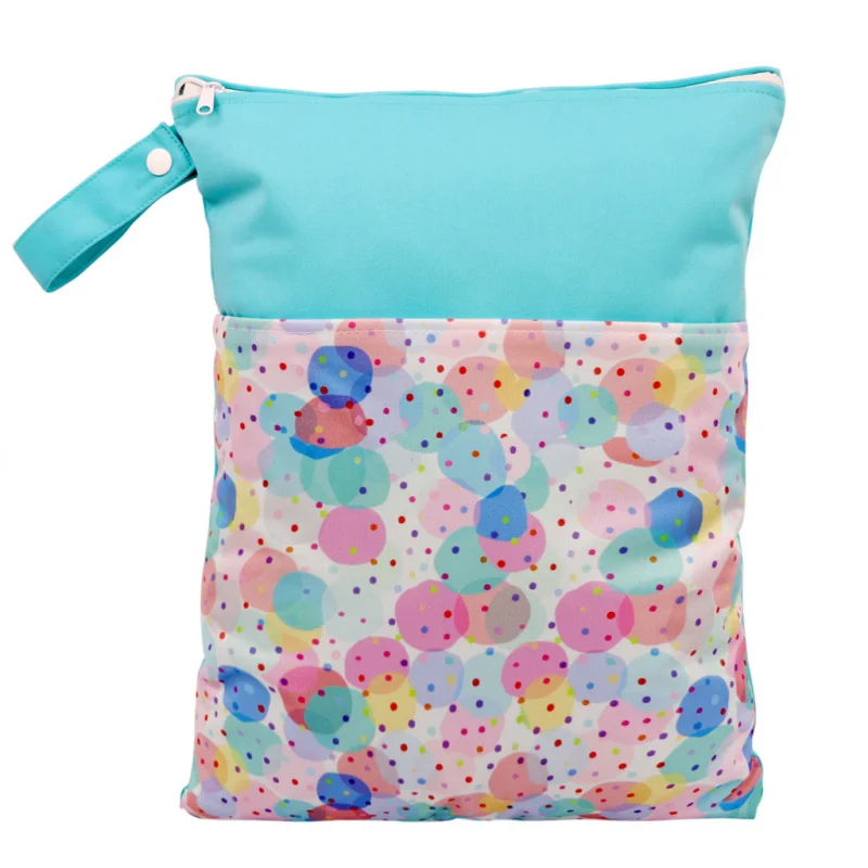 Picture 4: 1Pcs Wet Bag Diaper Bags Waterproof Diaper Bag Wet Dry Bag For Swimming&Gym Portable Mom Bag and Baby Diapers Nappies 30*40cm