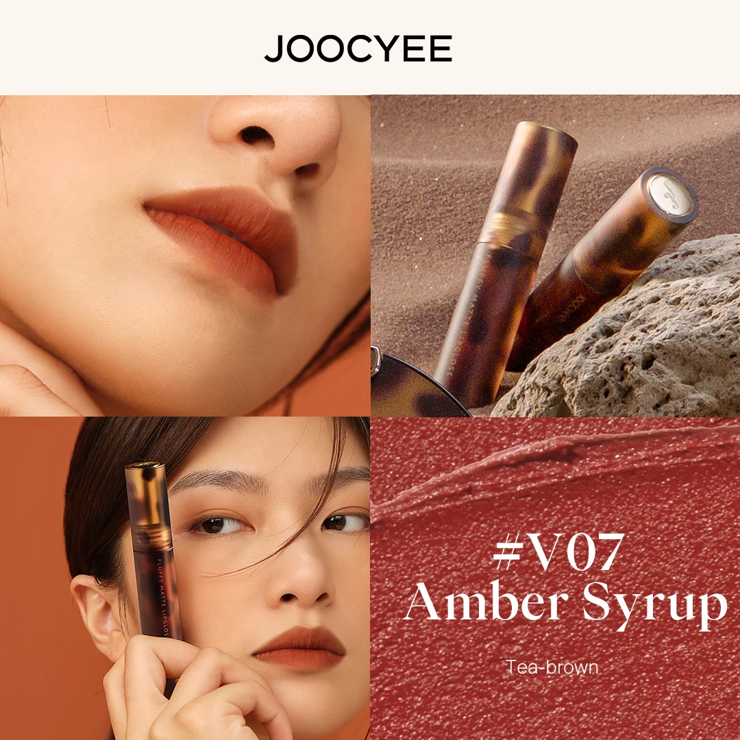 マットな光沢のあるベルベット,クリーミーなテクスチャー,長持ちする口紅,JOOCYEE-FLUFFY