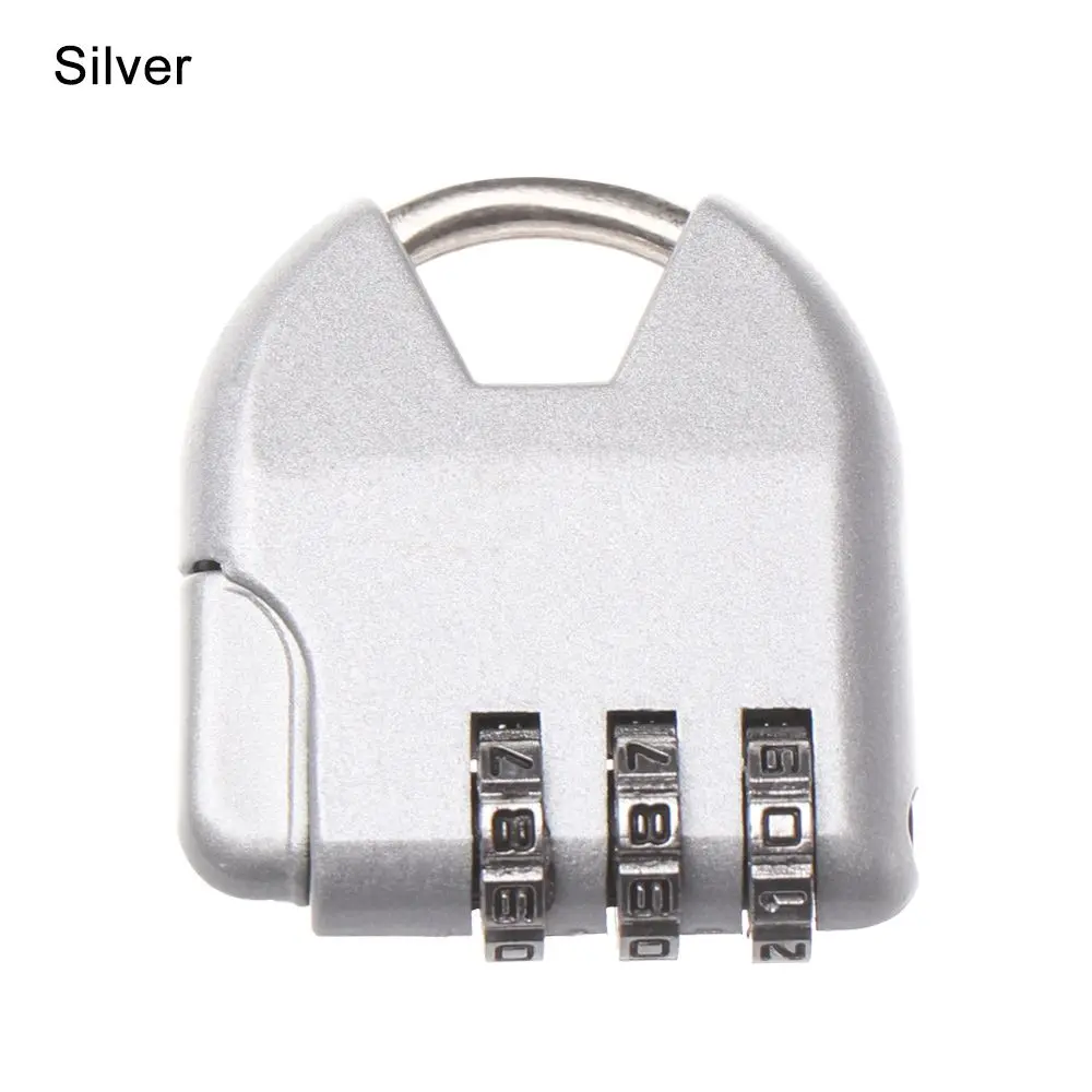 3 Digit Dial Password Lock Luggage Travel Suitcase Locker Case Supply Combination Code Padlock Security Tool Diary Protector - view 5