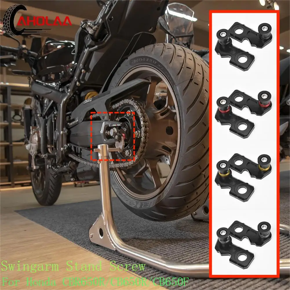 

For Honda CB650R CBR650R CB650F CB CBR 650 R F Motorcycle Parking Holder Stand Screws Motorcycle Swingarm Spools Slider Paddock