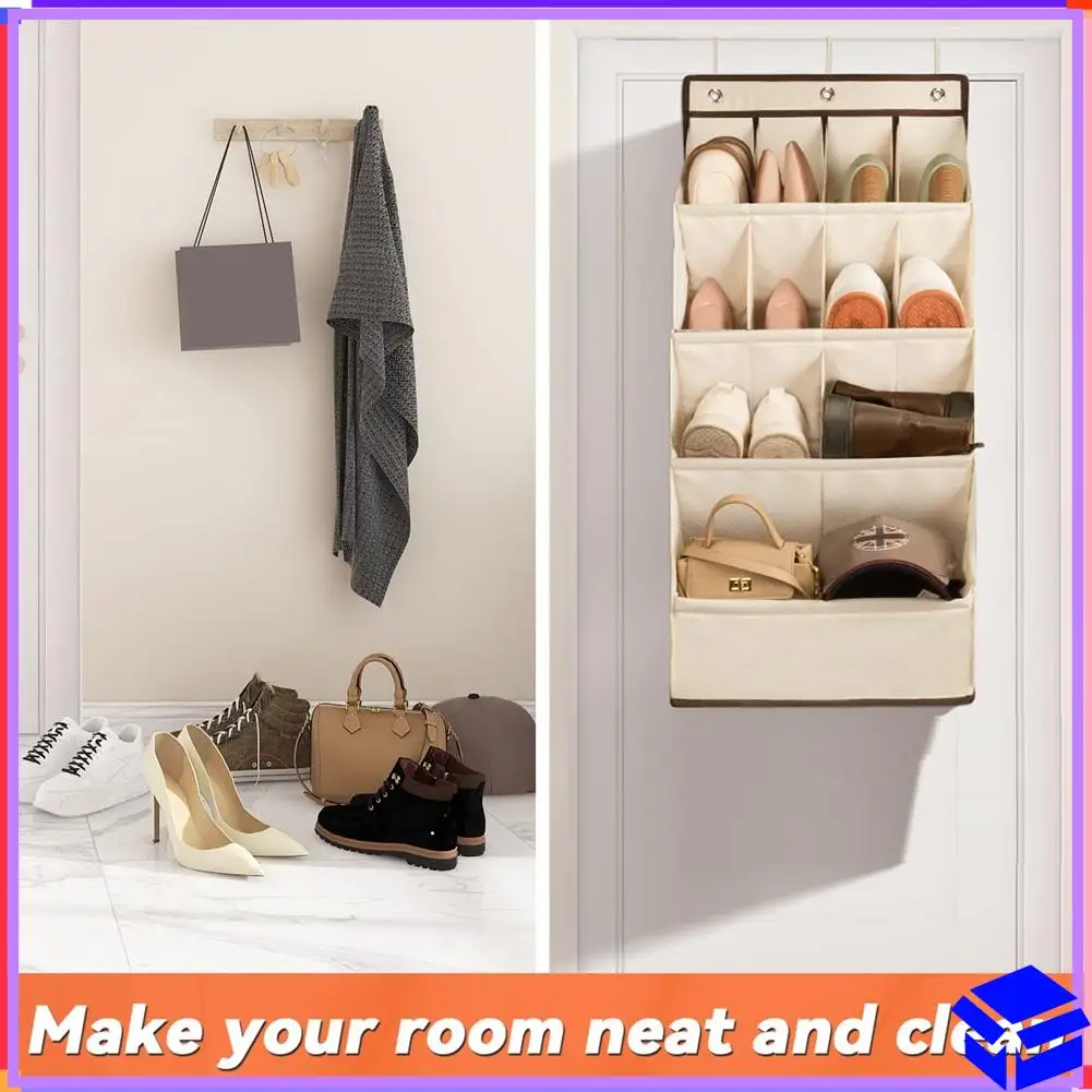 

Reliable Storage Bag Behind Door Hanging Footwear Organizer Shoe Rack With Large Deep Pockets Closet Shoe Rack Shoe Rack