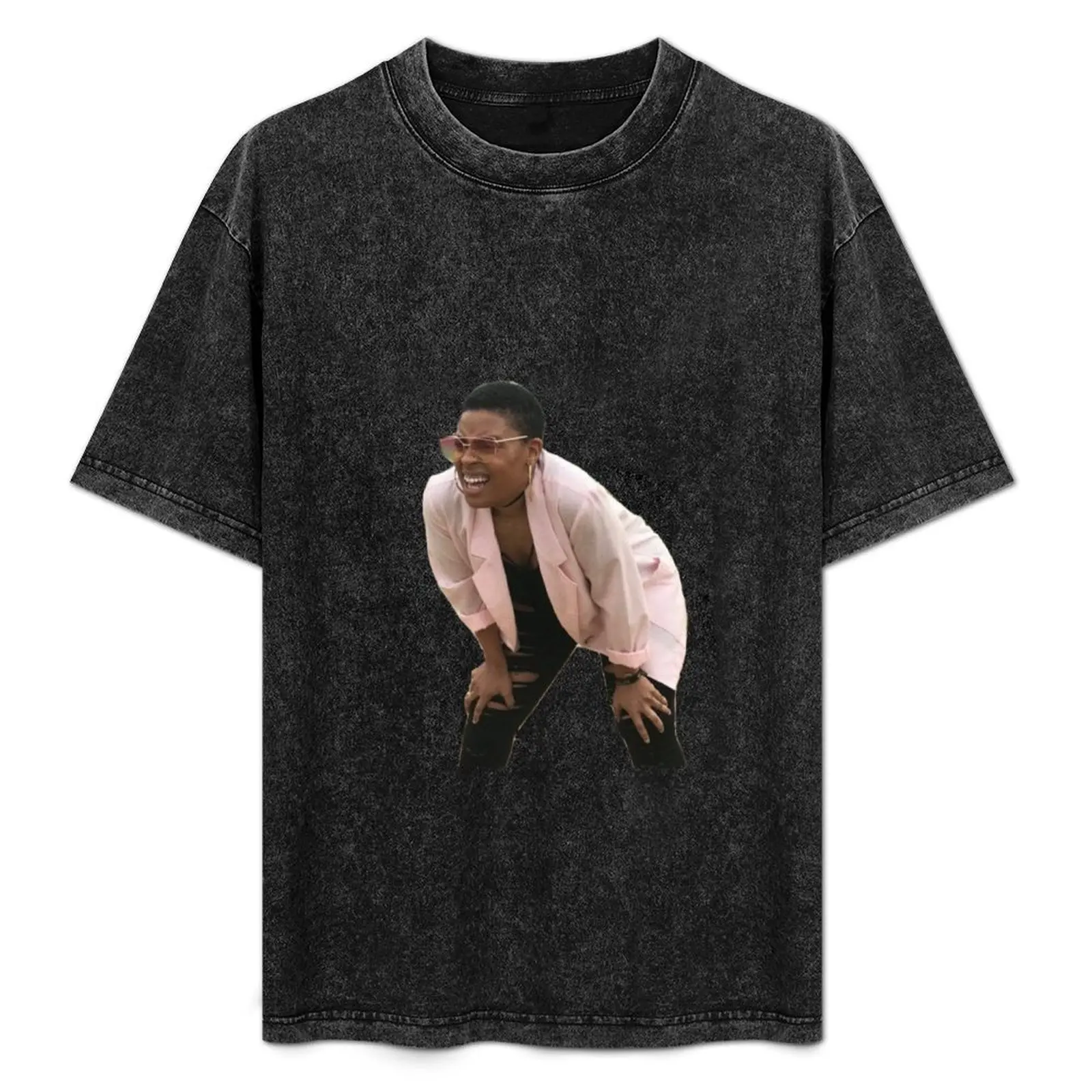 

Squinting Girl Meme T-Shirt Functional Casual Short Sleeve Tee
