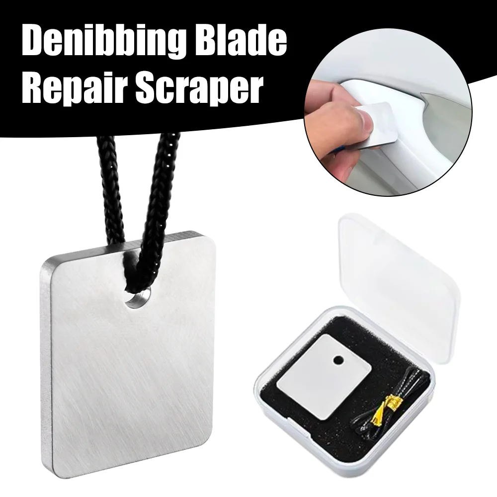 1PC Auto Denibbing Blade Car Polishing Scratch Repair Scraper Sagging Varnish Paint Stains Residue Removal for Car Hard Surface