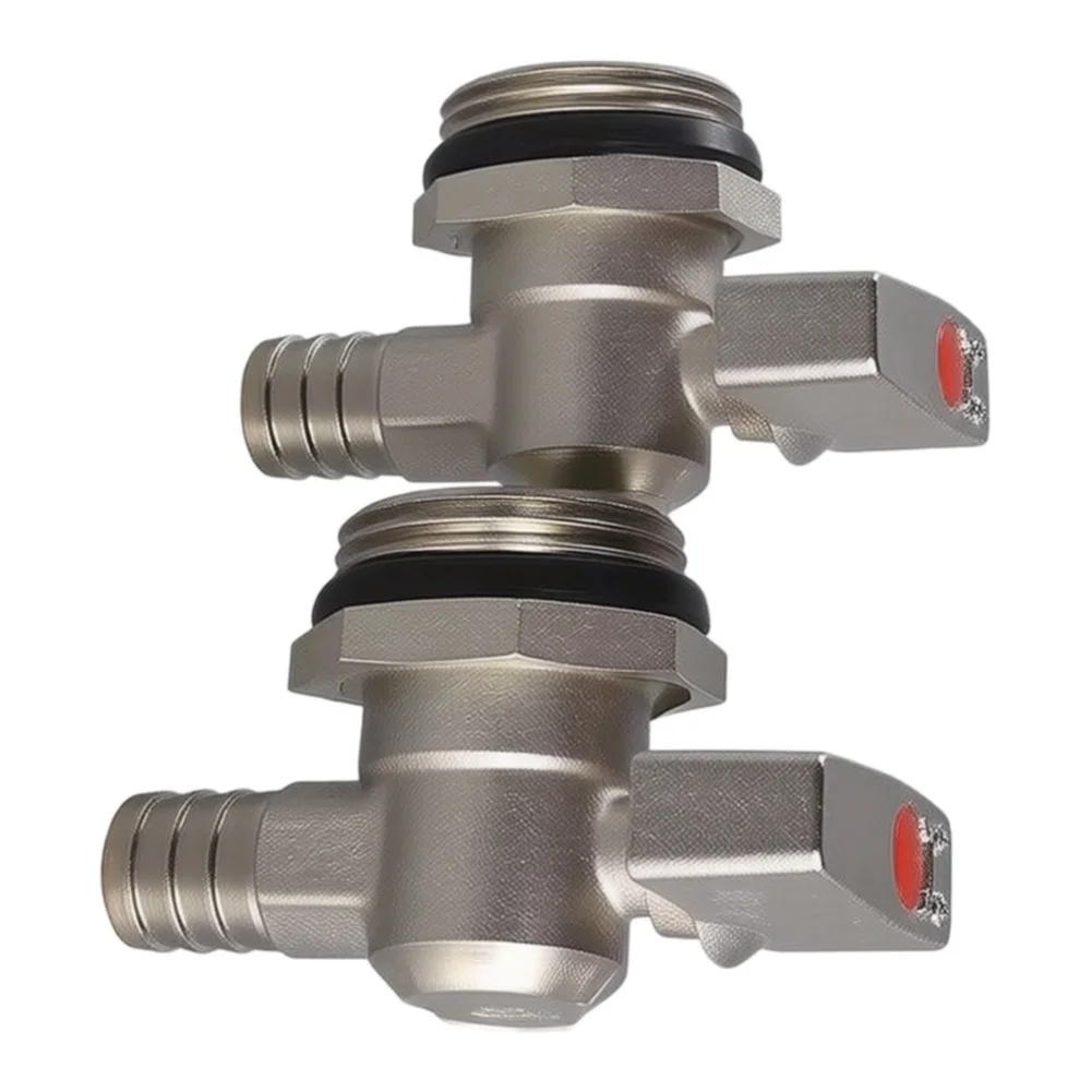 Drain and Air Release Valve for Floor Heating Systems Compatible with Standard Hydronic Radiator and Geothermal Loops