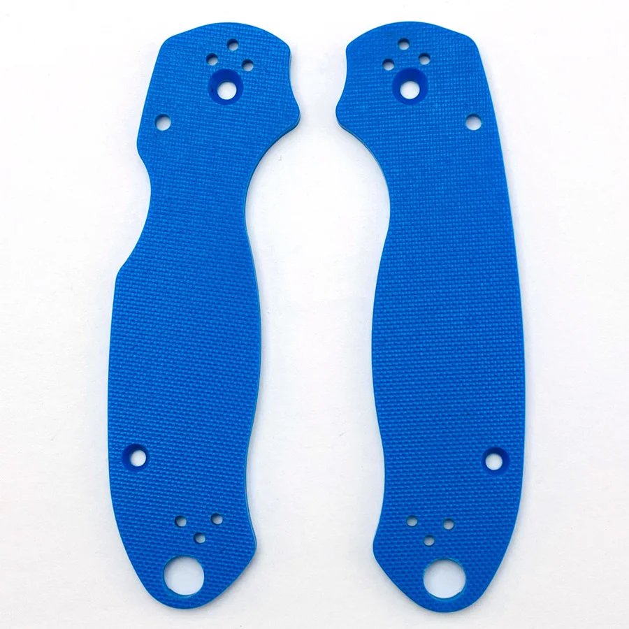Imagem -04 - Material Folding Knife Lidar com Remendos Escalas para Spyderco C223 Paramilitar Para3 Pm3 Faça Você Mesmo Fazer Acessórios Par Cores G10