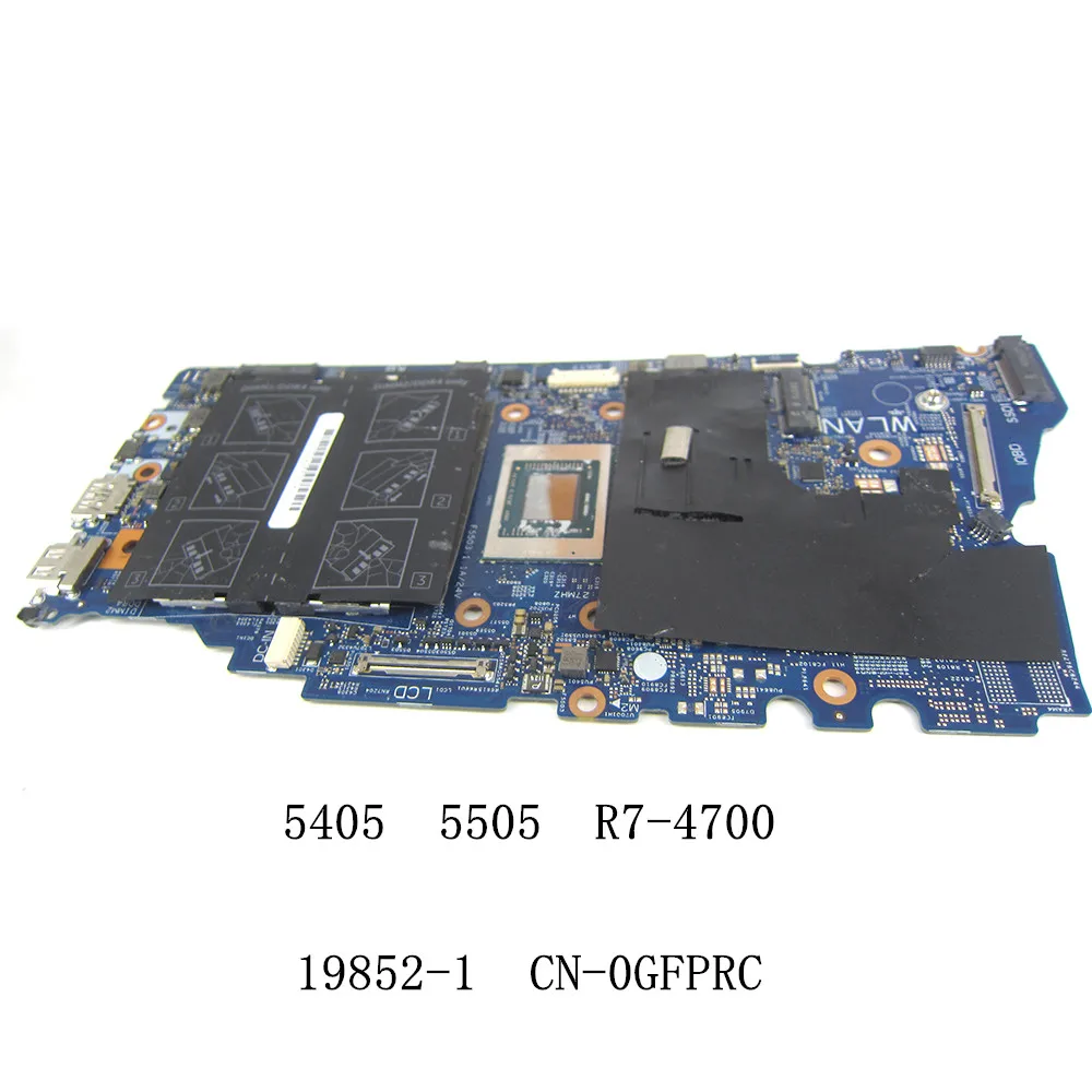 

19852-1 CN-0GFPRC 0GFPRC GFPRC For Dell inspiron 5405 5505 Laptop motherboard with R7-4700 CPU Test ok