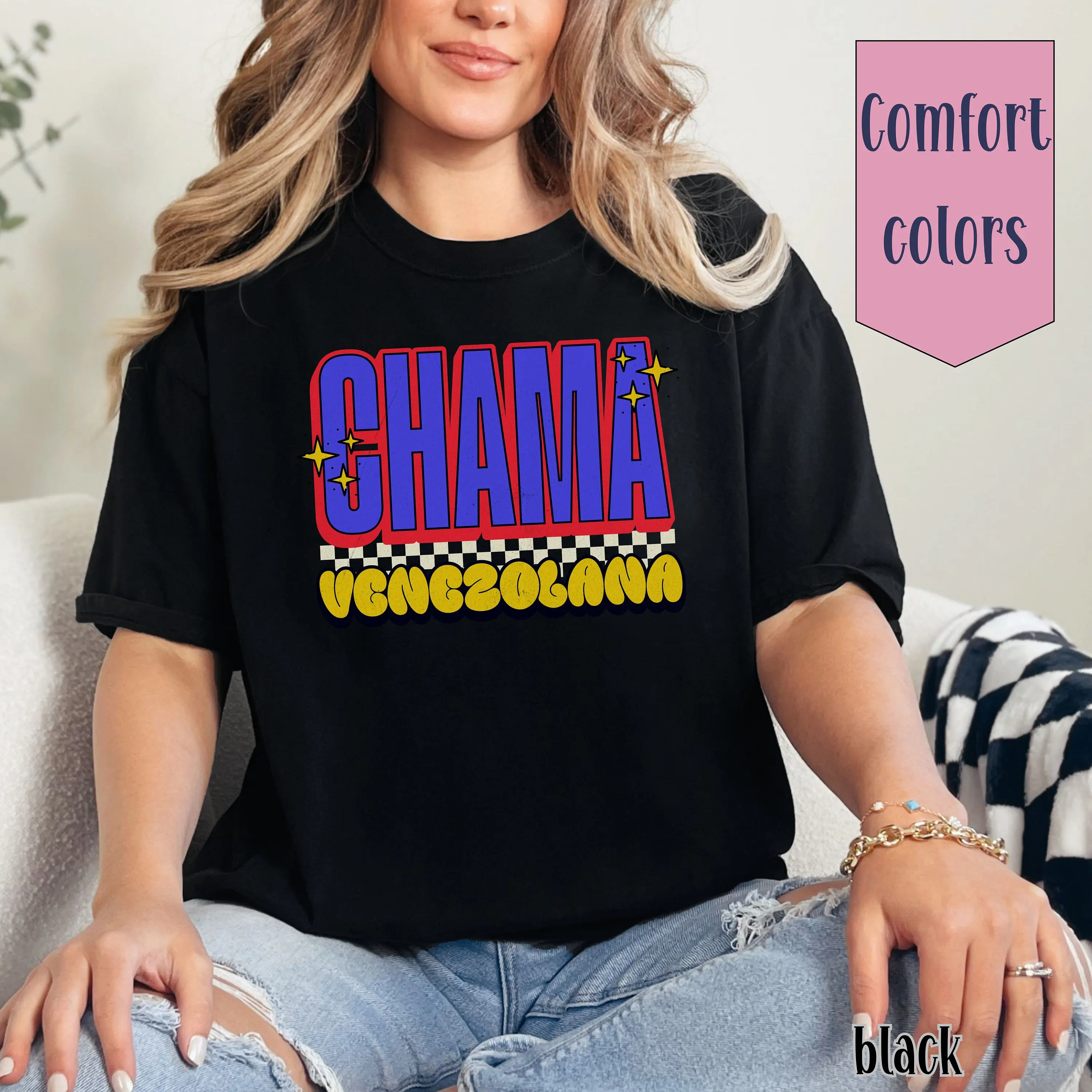 Chama Venezolana T Shirt Cute Venezuelan Venezuela for Girl Caracas Maracaibo