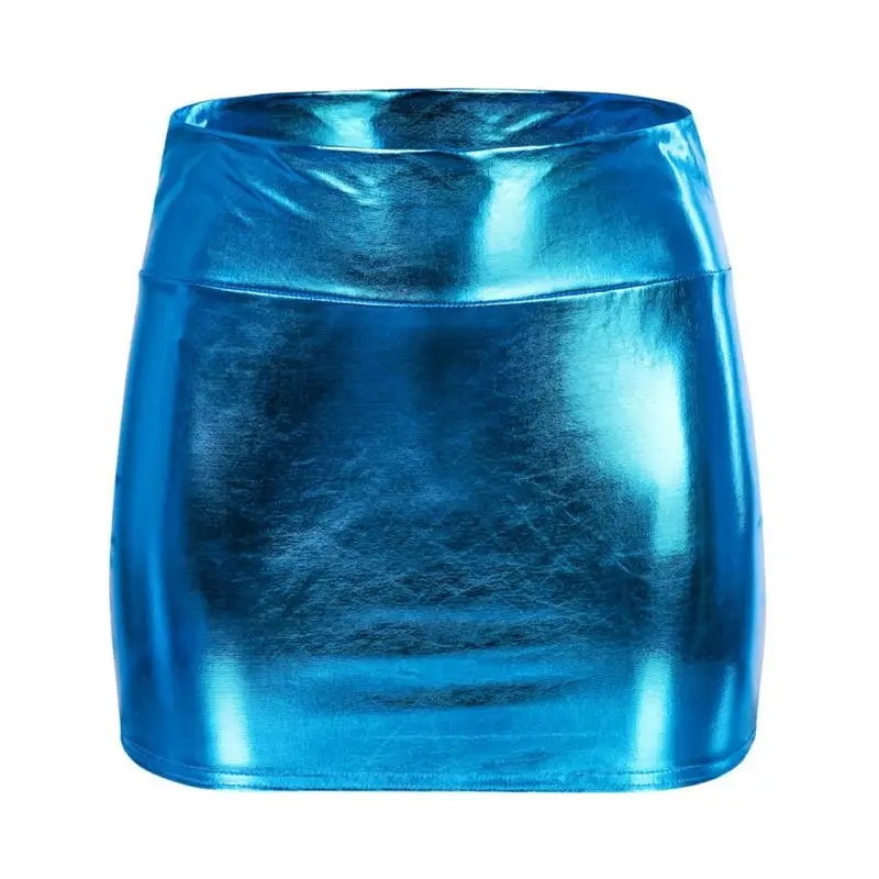 กระโปรงทรงเอ สีสันสดใส ผ้าโพลีเอสเตอร์ เอวกลาง สำหรับผู้หญิง สไตล์สตรีท แต่งผ้าต่อสีพื้น