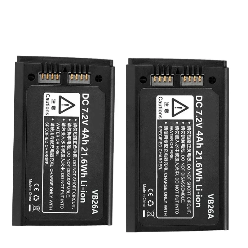 VB26A VB26 แบตเตอรี่ Li-Ion 4000mAh แบตเตอรี่ทดแทนสําหรับ Godox V1S V1C V1N V1F V1O V1P รอบหัวแฟลช