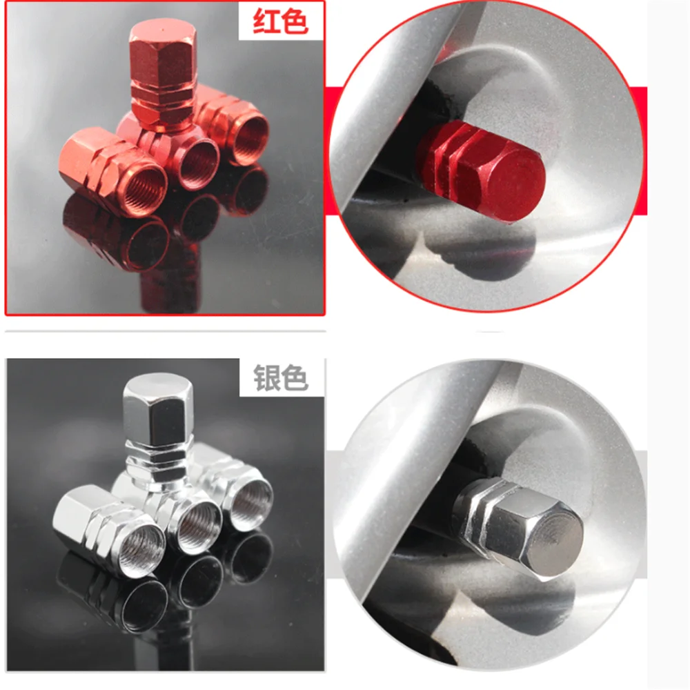 

4PCS Universal Car valve cap for Volkswagen Vw Golf 5 6 Jetta MK5 MK6 Scirocco CC Passat B6 B7