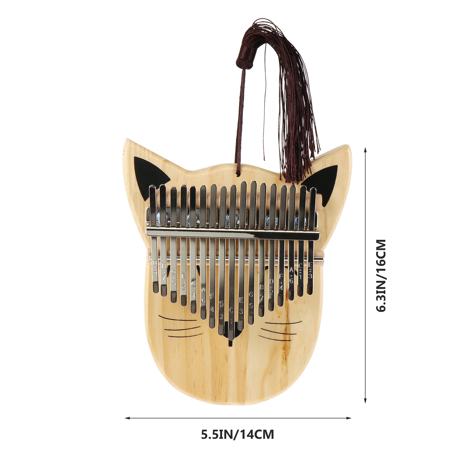 

1 set 1 Set 17 Keys Pig Shape Wood Thumb Piano Kalimba With Metal Keys Durable Musical Instruments For Beginners Gift