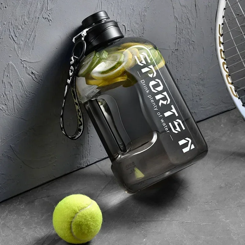 1,7 L/2,7 L Tragbare Große Kapazität Wasser Flasche Sport Wasser Flasche Gym Radfahren Tasse Für Fitness Camping Männer Wasserkocher – Detail 9