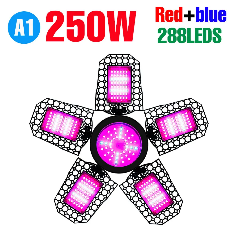 250W LED E27 Grow Gloeilamp Volledige Spectrum Indoor Kas Tent Groente Bloem Hydrocultuur Plantenteelt Lamp Vervormbaar