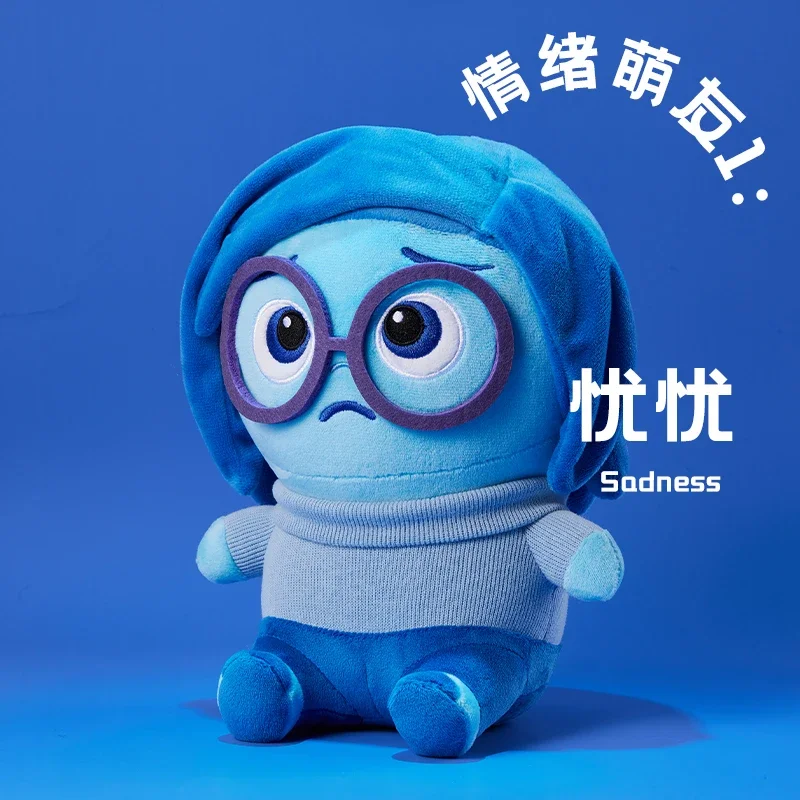 Miniso Disney Pixar Inside Out 2 Sadness Embarrassment Pluszowa figurka Breloki do kluczy Śliczna torba Breloczek do kluczy Prezent urodzinowy dla