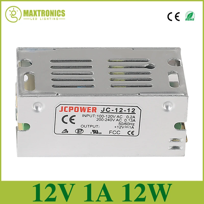 Lighting Transformer 1A 2A 5A 10A 15A 20A 25A 30A 33A 100-240V to 12V LED driver switch power supply adapter for LED strip