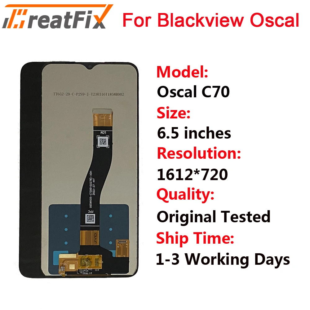 LCD For Blackview Oscal C20 C30 Pro C60 C70 C80 LCD Display Screen Digitizer Assembly Oscal S60 S70 Pro S80 Tiger10 Tiger 12 LCD