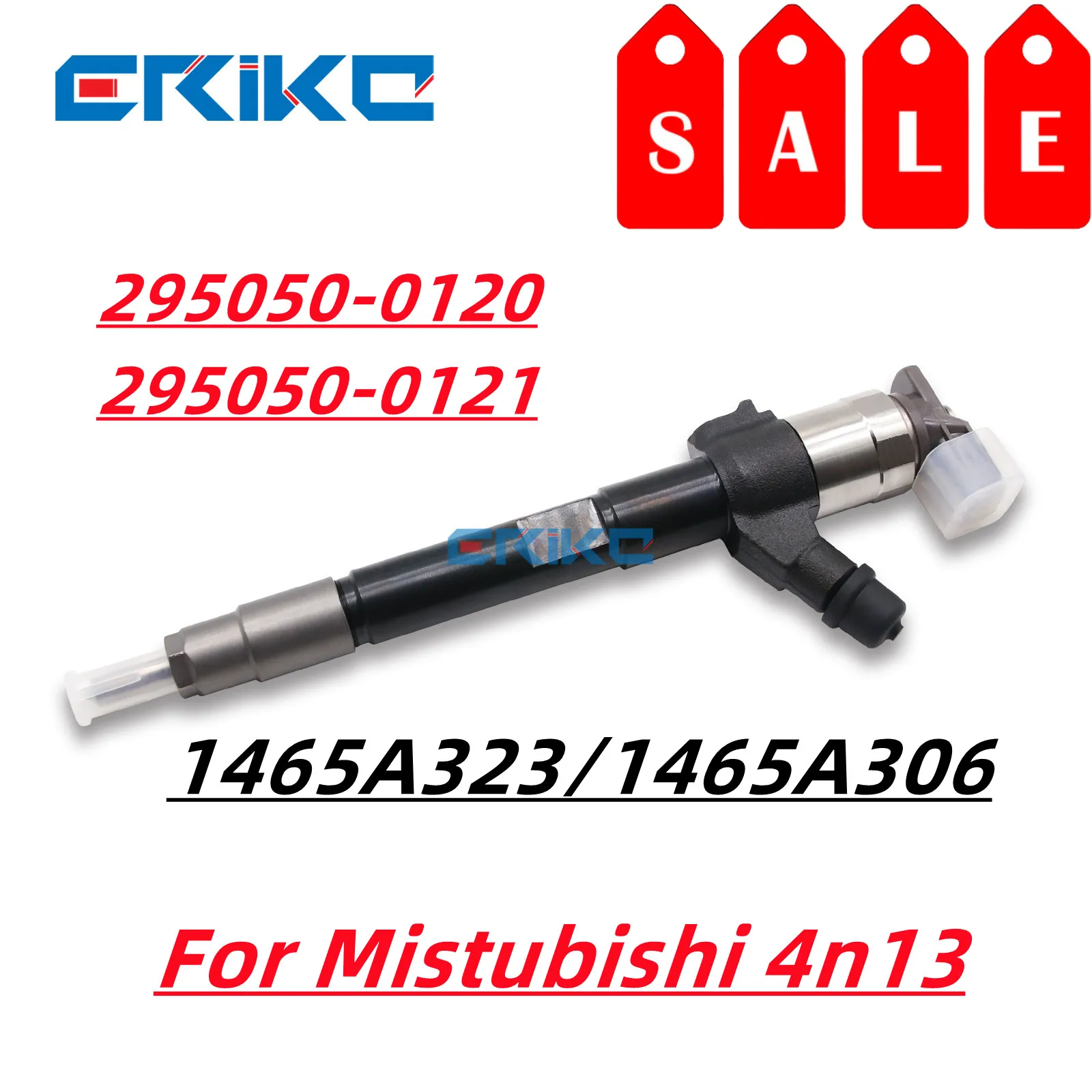 ERIKC 295050-0120 295050-0121 Diesel Fuel Sprayer 9729505-012 Common Rail Injector for Mistubishi 4n13 1465A323 1465A306