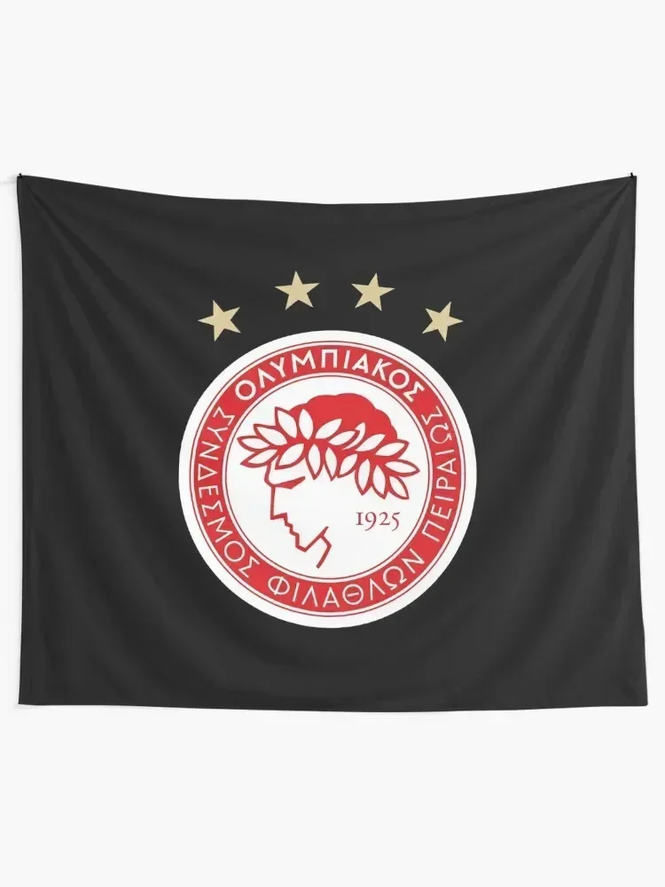 Olympiakos - Olympiacos - Ολυμπιακ?? ΣΦΠ Tapestry Room Decor Korean Style Wall Coverings Aesthetics For Room Wall Decor Tapestry