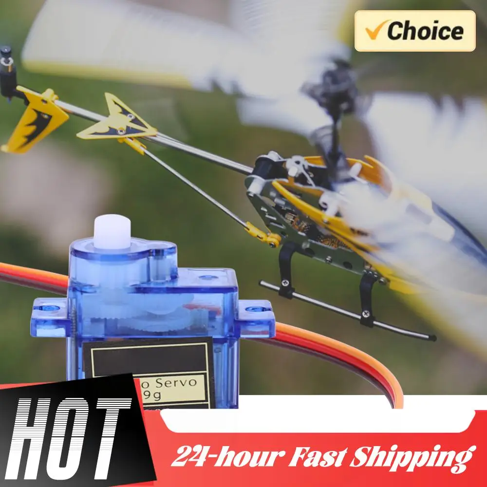 SG90 9G Micro Servo for 450 Fixed-Wing QC-Certified Small Servo Essential RC Model Accessory for RC Helicopter Aircraft Airplane
