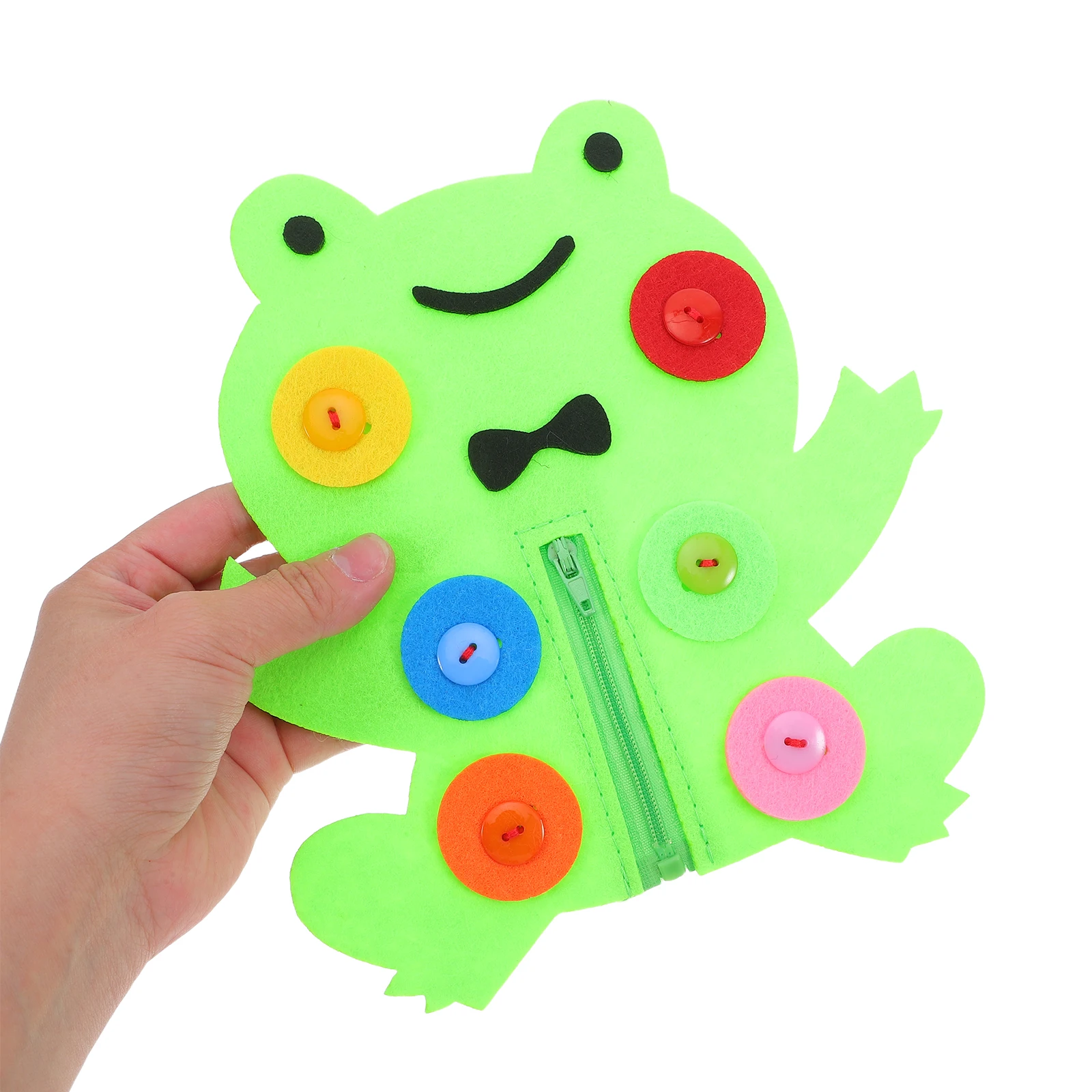 

4 Pcs Puzzle Button Toys Buttons Butterfly Wood Threading Board for Kids Baby