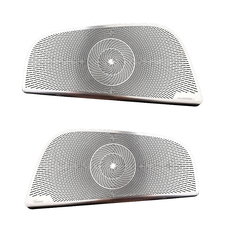 For Mercedes Benz V295 EQE 350 2022+ Stainless Steel Audio Speaker Door Panel Loudspeaker Cover Trim Interior Accessories