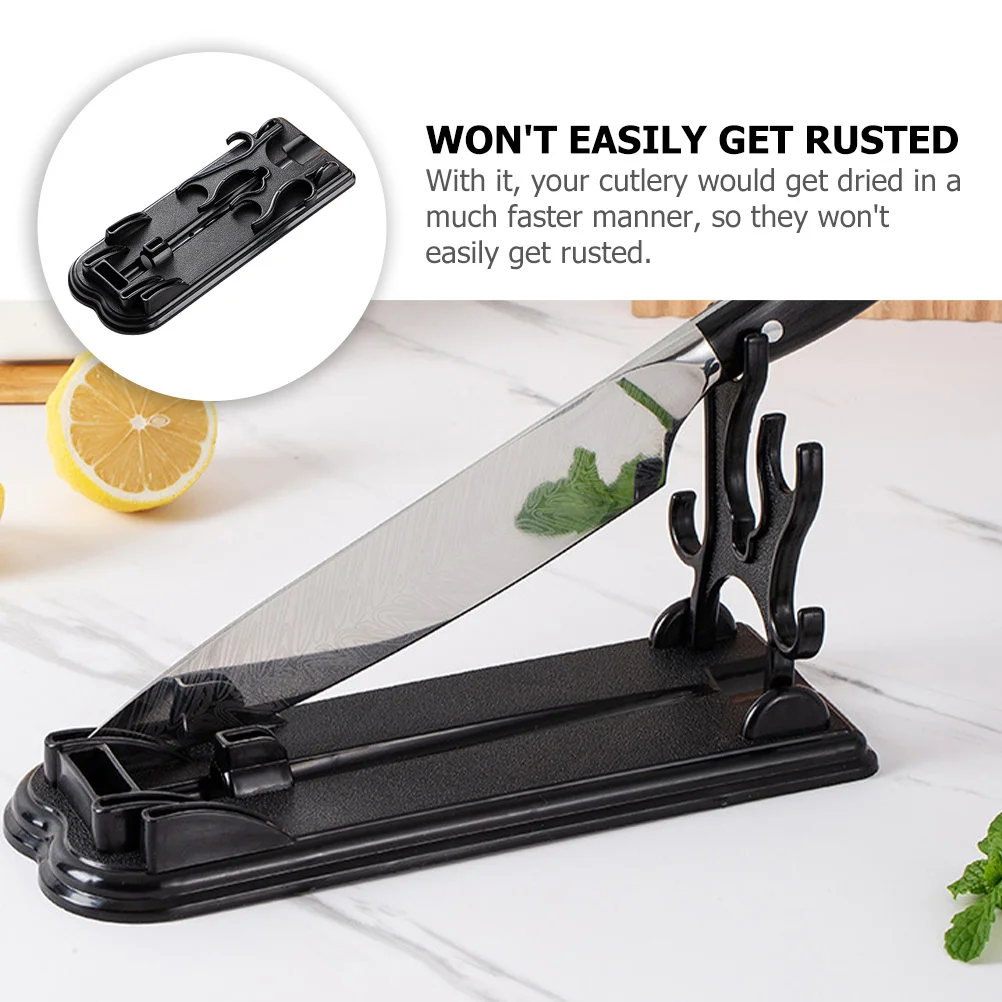 

Kitchen Cutter Storage Rack Foldable Multifunctional Organizer Safe Cutter Holder Kitchen Utensil Rack