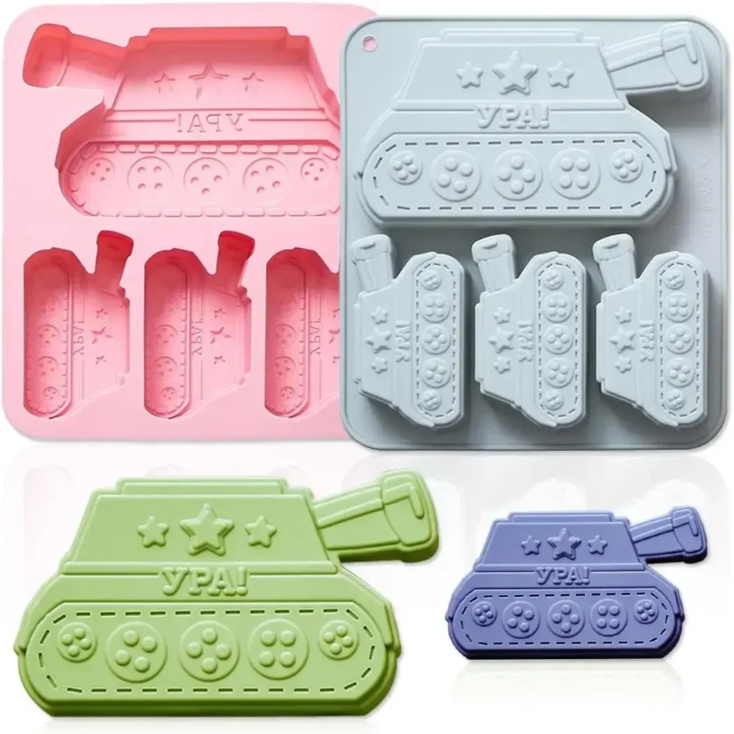 3d Farm Tractor Silicone Mold Baking Tool DIY Fondant Cake Mould Ice Cube Chocolate Mold Handmade Cake Decoration Accessories