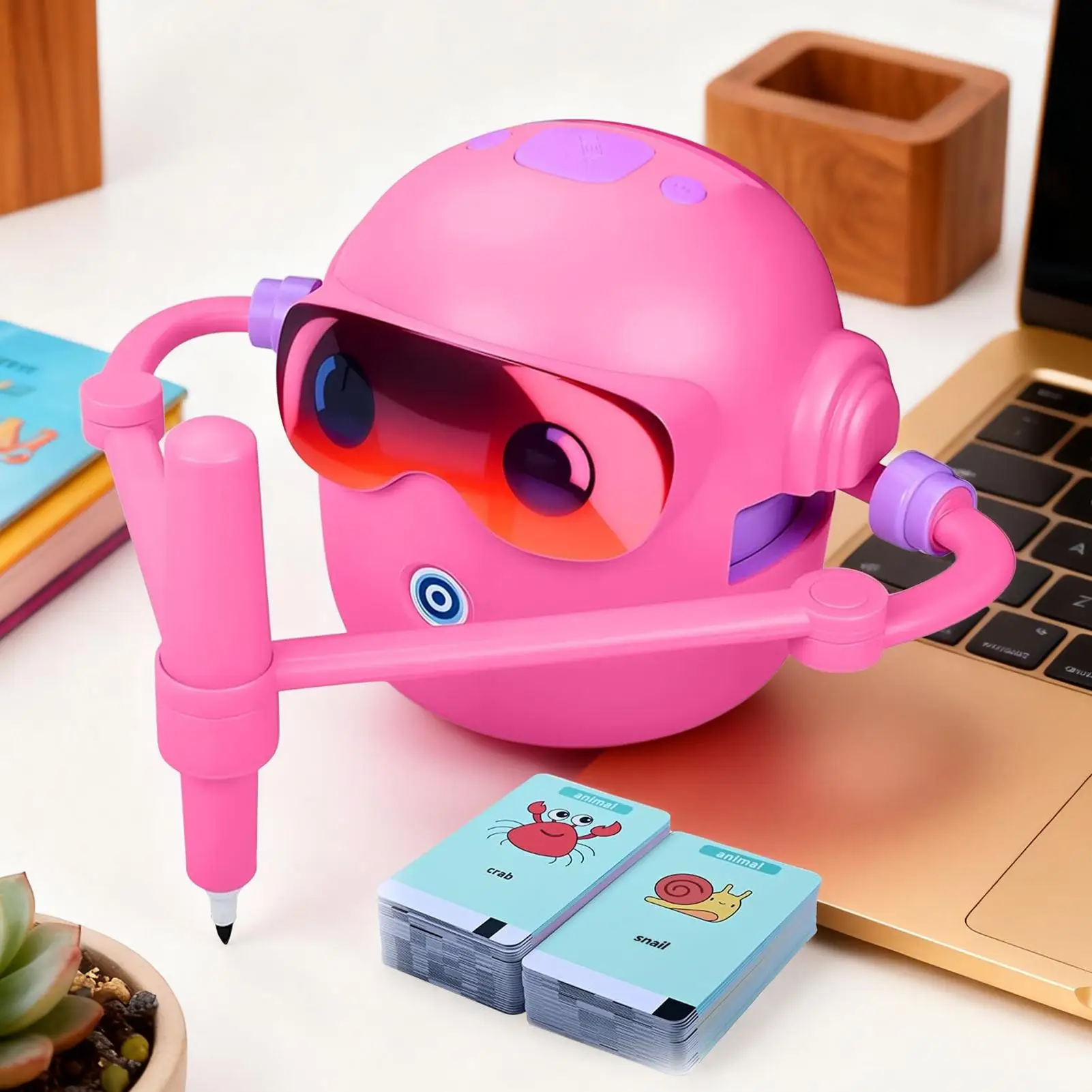 روبوت رسم ذكي ألعاب تعليمية تعليمية آلة رسم تعليمية تفاعلية للأطفال الأولاد والبنات وحفلات الأطفال