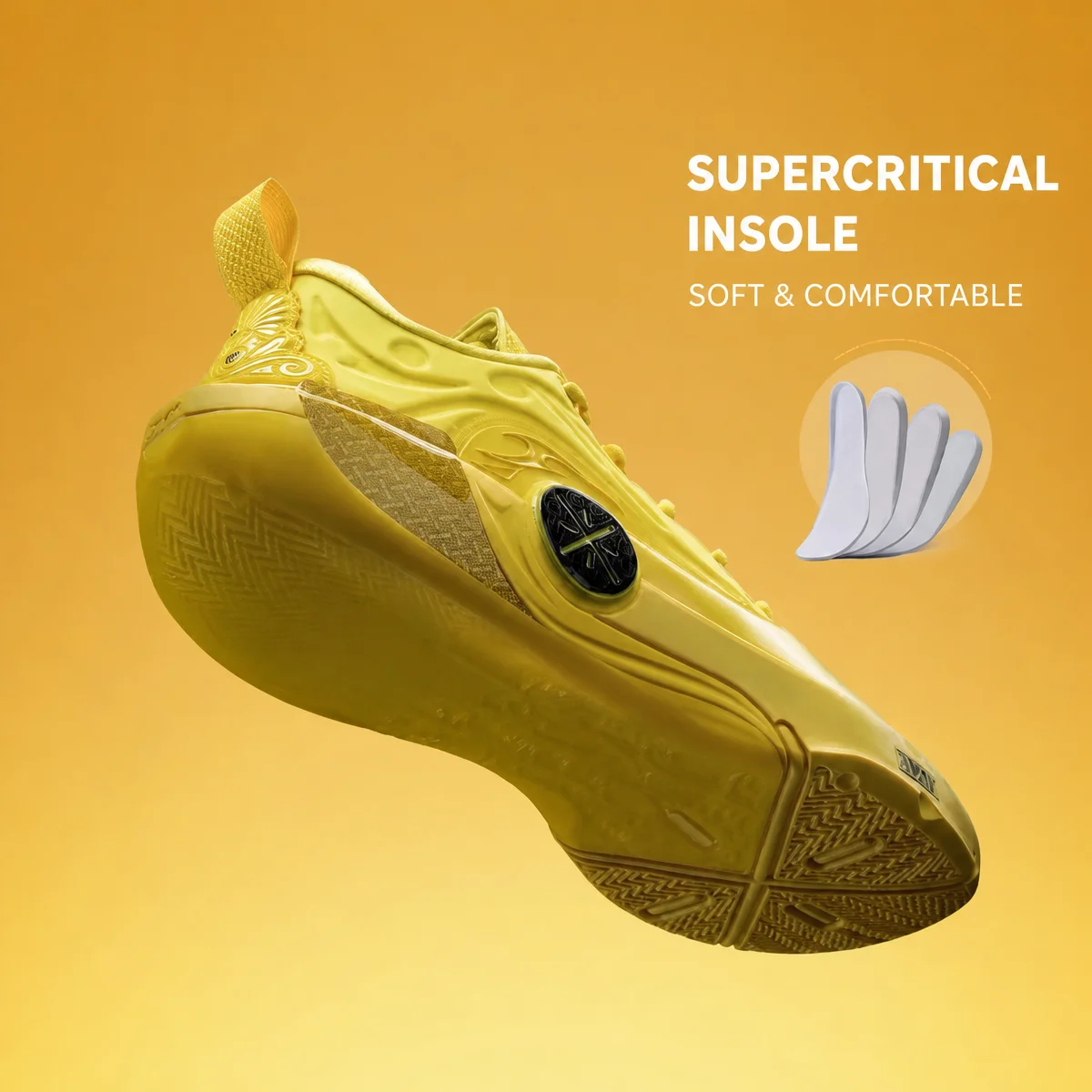 Li-ning zapatillas de baloncesto profesionales WAY OF WADE 12 para hombre, forro SUPER BOOM, zapatillas de competición con placa de fibra de carbono ABAV085