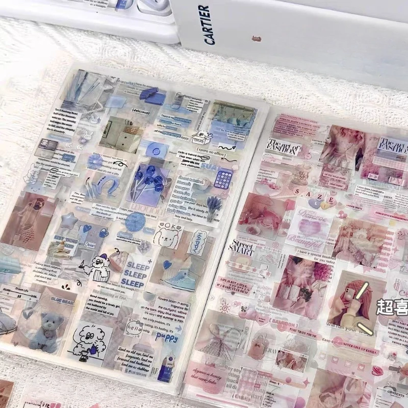 

10 шт. прозрачных наклеек в корейском стиле Candy Color, вырезанные по контуру, для дневников, скрапбукинга, милые DIY-коллажи, товары для творчества