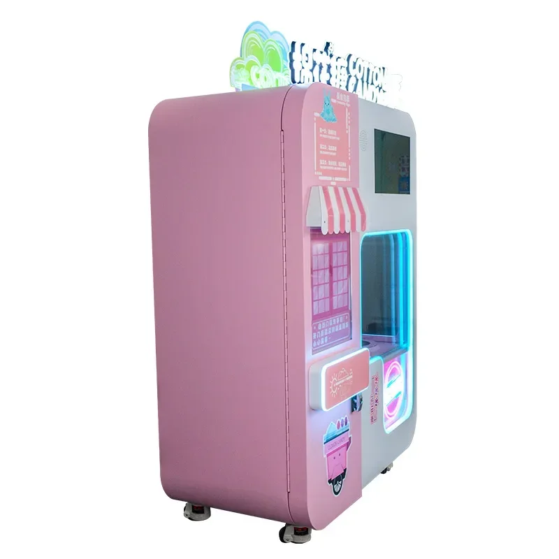 Automatic Cotton Candy Vending Machine Electric Floss Maker with Easy Operation for Amusement Parks and Zoos Top Seller