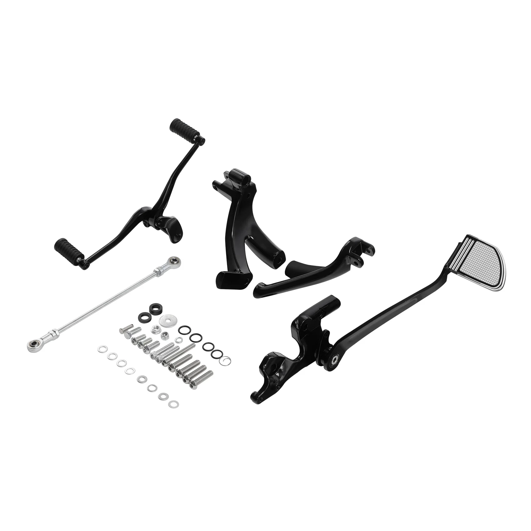 Forward Control Pegs Kits Foot Pegs Bracket Brake Lever Pedal Mounts For Harley Softail Standard Low Rider Street Bob 2018-2025