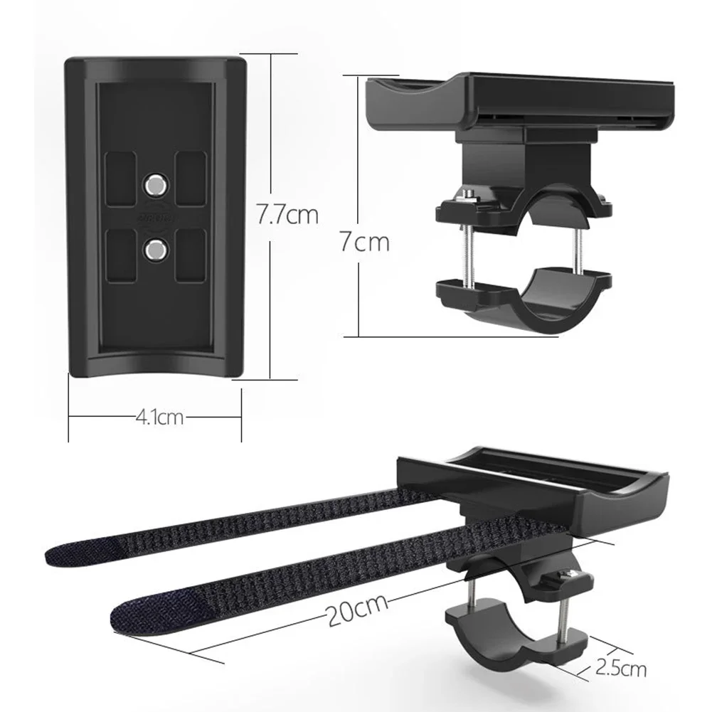 자전거 라이트 브래킷 지지대 두꺼운 고무 패드 보호 자전거 토치 플래시라이트 헤드라이트 스피커 마운트 홀더