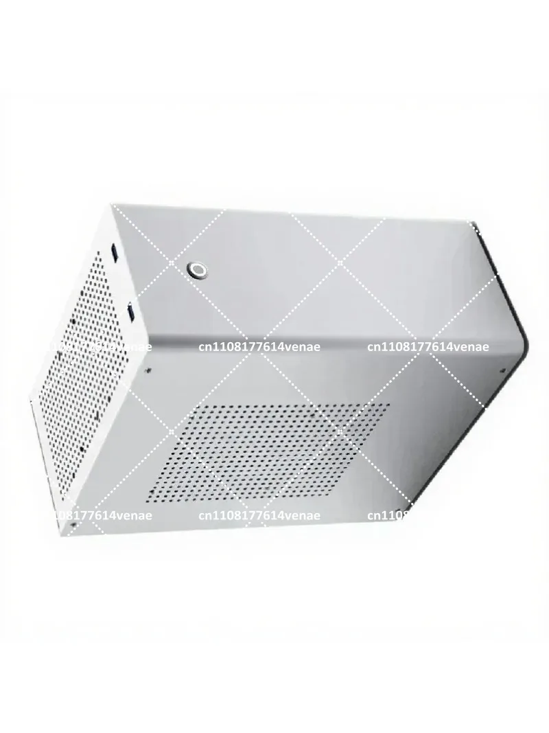 All Aluminum Ultra Small MATX Water-Cooled Chassis, Compatible with 400W 500W 480W 550W 1U Power Supply