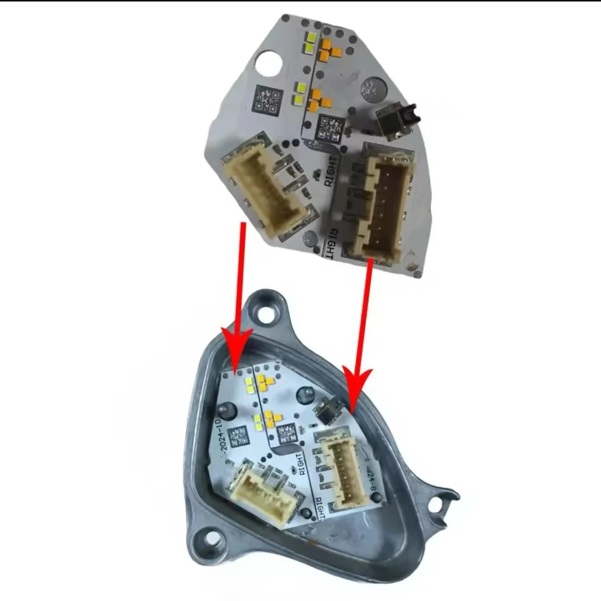 2개 헤드라이트 주간 주행등 모듈 LED 모듈 DRL 모듈 시트 레온 MK3 2017 2018 2019 2020 OE 5F0941475A 5F0941476A