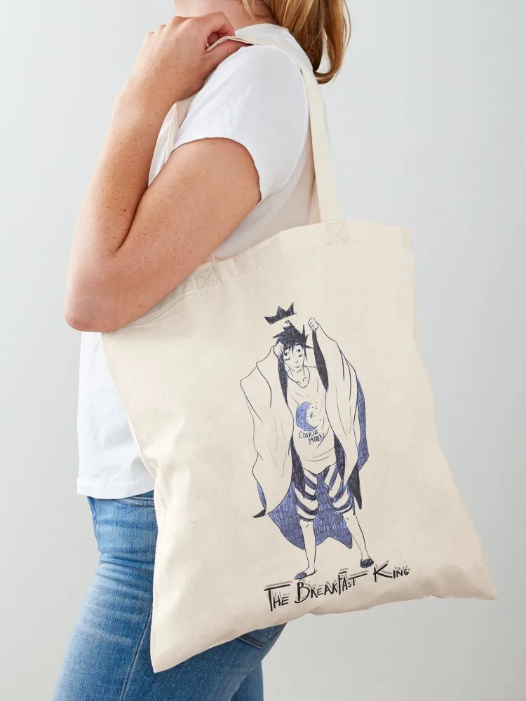 

breakfast king Tote Bag Candy bags shopping cart bags Big bag women