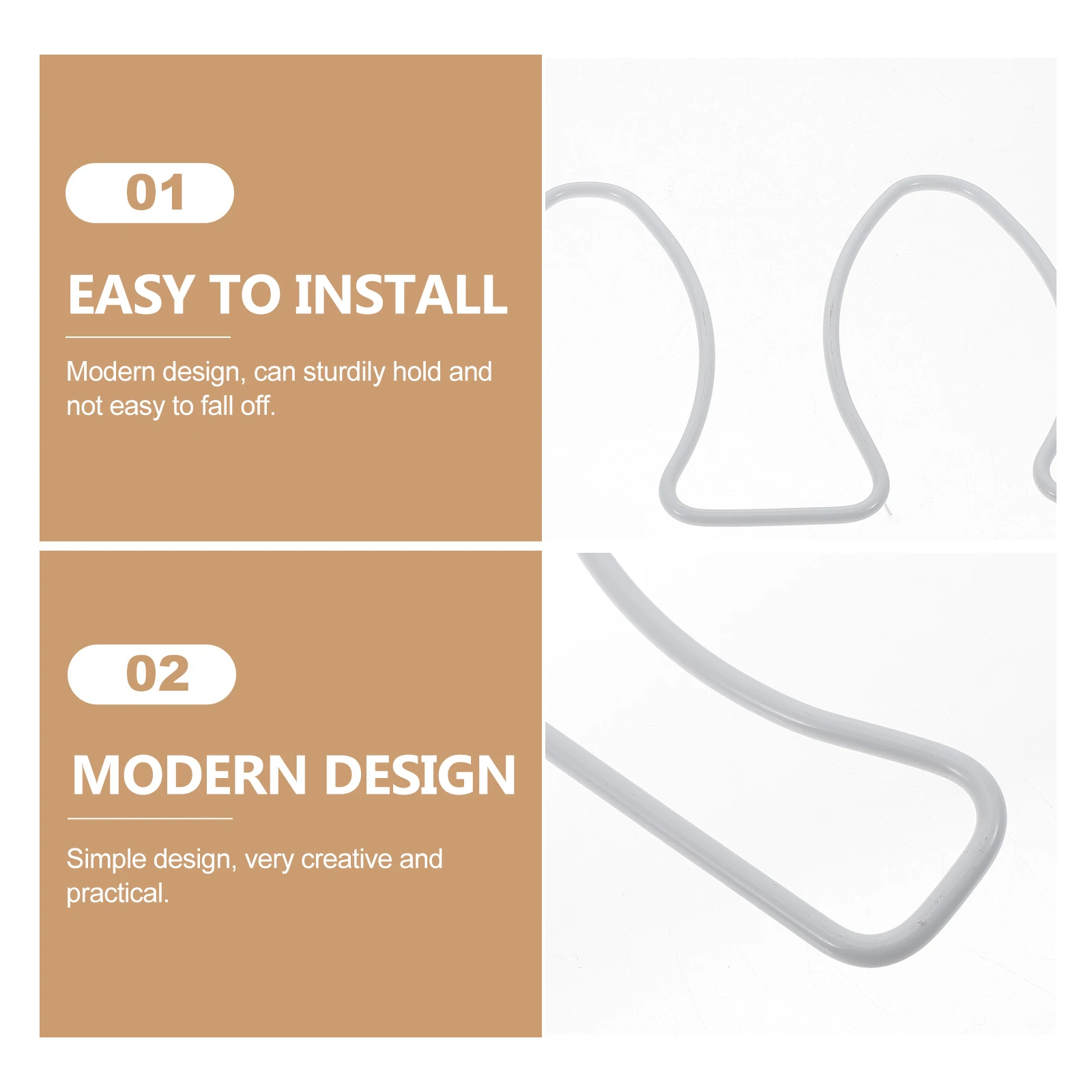 

2Pcs Wall-Mounted Shoe Rack High-Quality Storage Organizer Easy Install Shoe Storage Shelf for Bathroom Room Dressing Area