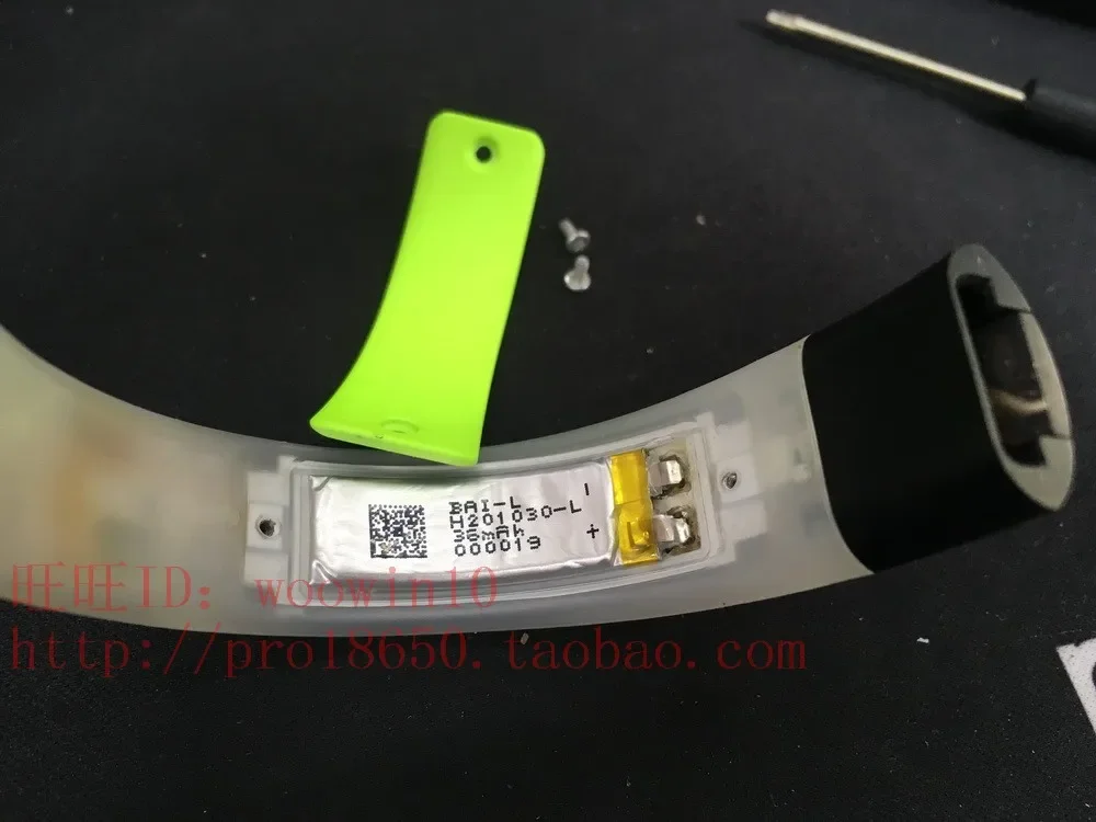 201030 arc polymer lithium battery 36mAh 3.7V smart wear suitable for a generation Wristband Bracelet