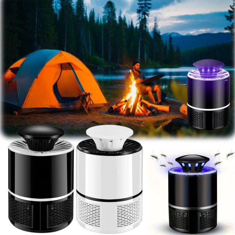 

Летняя электронная убийца комаров, мини-светодиодный ночник, USB-ловушка для насекомых, комнатная ловушка для насекомых со световыми и звуковыми технологиями